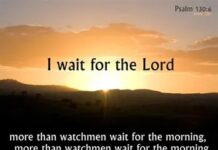 I Wait for The Lord